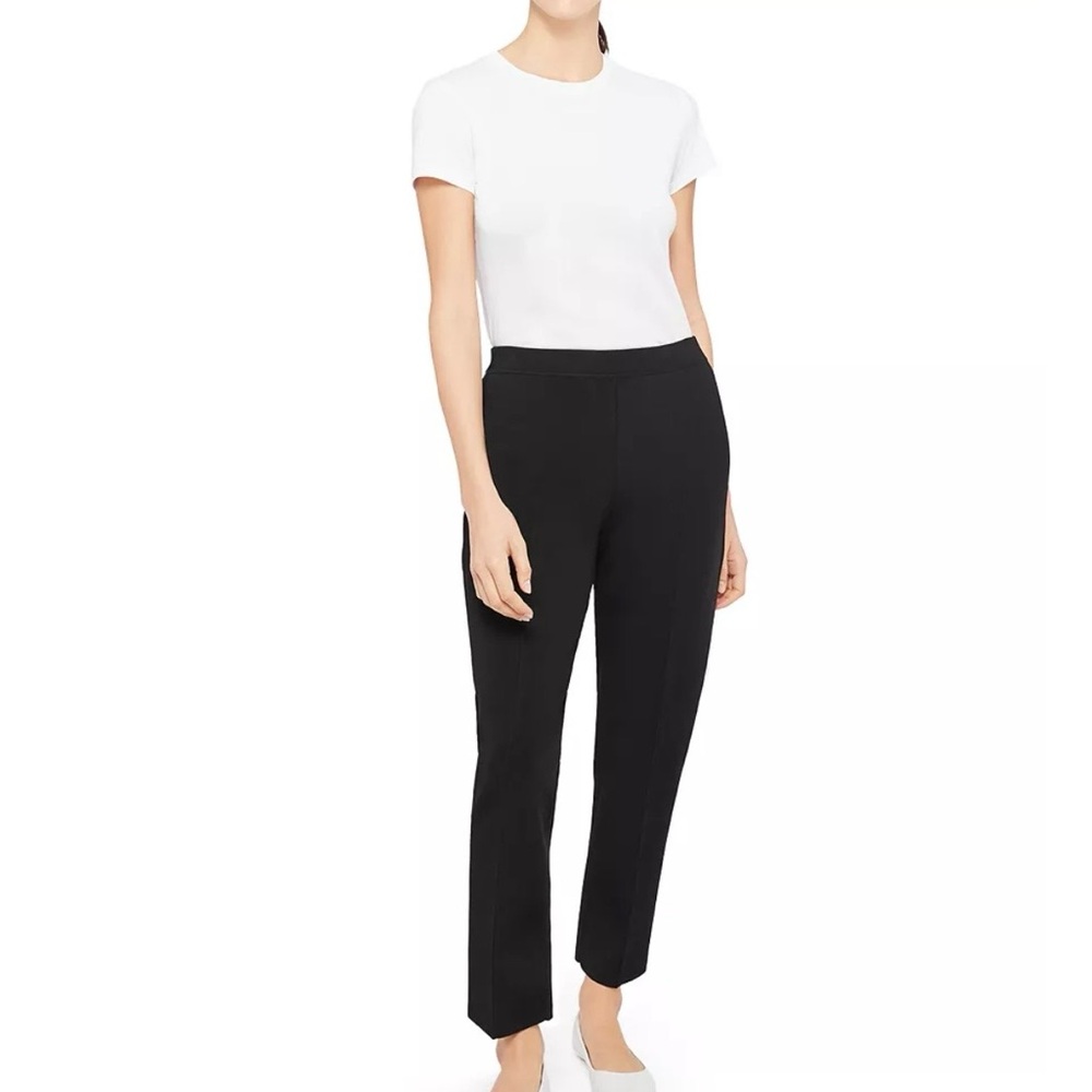 NWOT Theory Treeca Pull On Pant Gloss Sz L